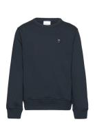 Regular Badge Crew Neck Sweat - Got Blue Knowledge Cotton Apparel