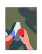 Les Vacances 01 - 70X100 Green Paper Collective