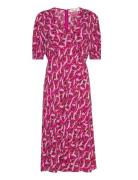 Dvf Jemma Dress Pink Diane Von Furstenberg