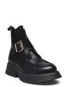 Biahailey Buckle Boot Crust Black Bianco