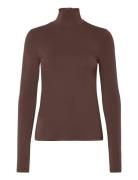 Cc Heart Sofia Turtleneck Blouse Brown Coster Copenhagen