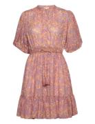 Bohemian Mini Dress Pink By Ti Mo