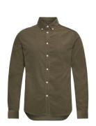 Christoph Corduroy Shirt Khaki Les Deux