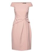 Crepe Off-The-Shoulder Dress Pink Lauren Ralph Lauren