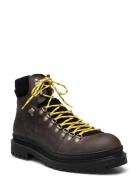 Slhlandon Leather Hiking Boot Brown Selected Homme