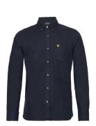 Plain Flannel Shirt Navy Lyle & Scott