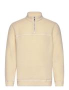 Onsremy Reg 1/4 Zip Swt Cream ONLY & SONS