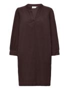 Kalina Dress Brown Kaffe