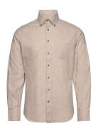 Bs Floyd Casual Slim Fit Shirt Beige Bruun & Stengade