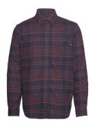 Ls Heavy Flannel Check Navy Timberland