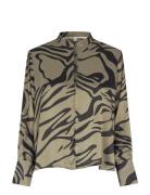 Zebra Blouse Green Second Female