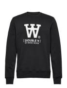 Tye Aa Sweatshirt Black Double A By Wood Wood