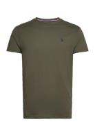 Uspa T-Shirt Arjun Men Khaki U.S. Polo Assn.