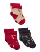 Nbfrichristmas 3P Sock Patterned Name It
