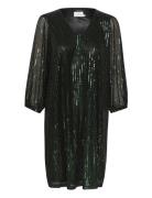 Kabolette Sequin Dress Green Kaffe