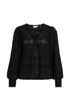 Vistala L/S V-Neck Top #8 Black Vila