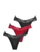 3-Pack Willow Ulv String Black Hunkemöller