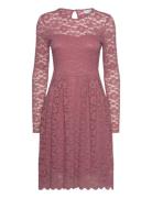 Vikalila L/S Lace Dress - Noos Pink Vila