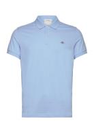 Slim Shield Ss Pique Polo Blue GANT