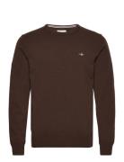 Superfine Lambswool C-Neck Brown GANT