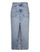 Front Split Maxi Denim Skirt Blue Calvin Klein Jeans