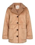 Mmfiona Faux Shearling Jacket Beige MOS MOSH