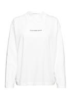 Institutional Loose Long Sleeves White Calvin Klein Jeans