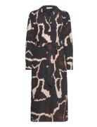 Long Dress In Night Clouds Print Black Coster Copenhagen