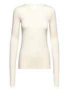 Hillevi Cashmere Top White Swedish Stockings