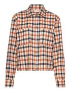 Checked Heavy Shirt Orange Stella Nova