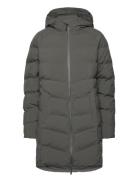 W Marina Long Quilted Jkt Green Musto