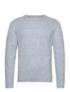 Jjelinen Knit Crew Neck Sn Blue Jack & J S