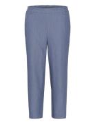 Kasakura Hw Cropped Pants Blue Kaffe