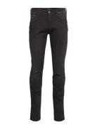 Anbass Trousers Slim Hyper Cloud Black Replay