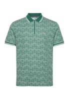 Aop Geo Jqrd 1/4 Zip Green Original Penguin