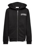 Blake Zipper Hoodie Kids Black Les Deux