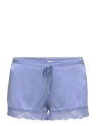 Milky Silk Short Pyjama Bottom Blue Etam