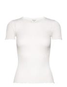 Belize Poinetelle T-Shirt White Rosemunde