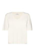 Viscose T-Shirt White Rosemunde