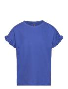 Kogiris S/S Emb Top Jrs Blue Kids Only