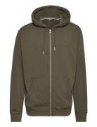 Essential Logo Zip Hoodie Ub Khaki Superdry