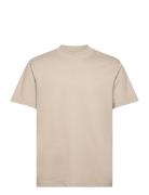 Slhrelaxcolman200 Ss O-Neck Tee S Beige Selected Homme