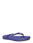 Flipflop With Glitter Blue Ilse Jacobsen