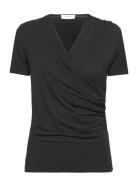 Rwbiarritz Ss Waterfall T-Shirt Black Rosemunde