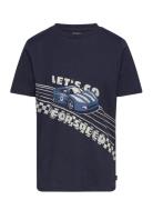 Printed T-Shirt Navy Tom Tailor