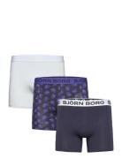 Cotton Stretch Boxer 3P Blue Björn Borg