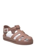 Swim Sandal Solid Beige En Fant