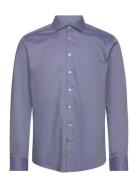 Bs Aaron Slim Fit Shirt Blue Bruun & Stengade