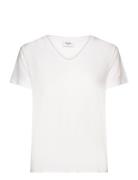 Adeliasz V-N T-Shirt White Saint Tropez