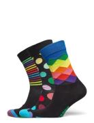 3-Pack Classic Multi-Color Socks Gift Set Black Happy Socks